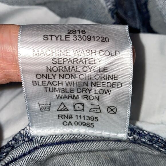 Tory Burch Dark Blue Trouser Shorts Gold Tone Signature Button Zipper Closure - Picture 7 of 14